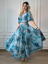 Turquoise/Dark blue