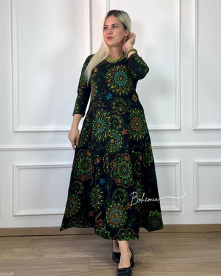 Rochie cu model viu colorat