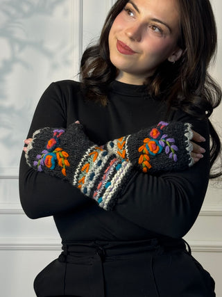Handcrafted wool hand warmer