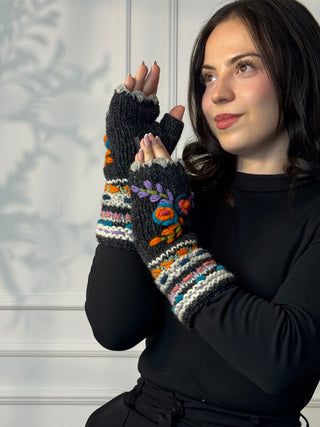 Handcrafted wool hand warmer