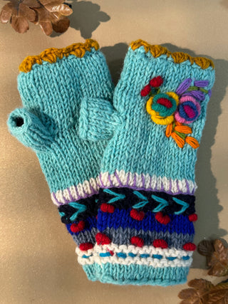 Handcrafted wool hand warmer
