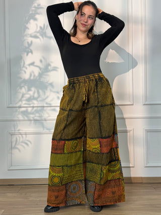 Pantaloni din bumbac cu buzunare
